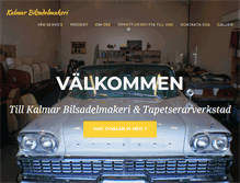 Tablet Screenshot of kalmarbilsadelmakeri.se